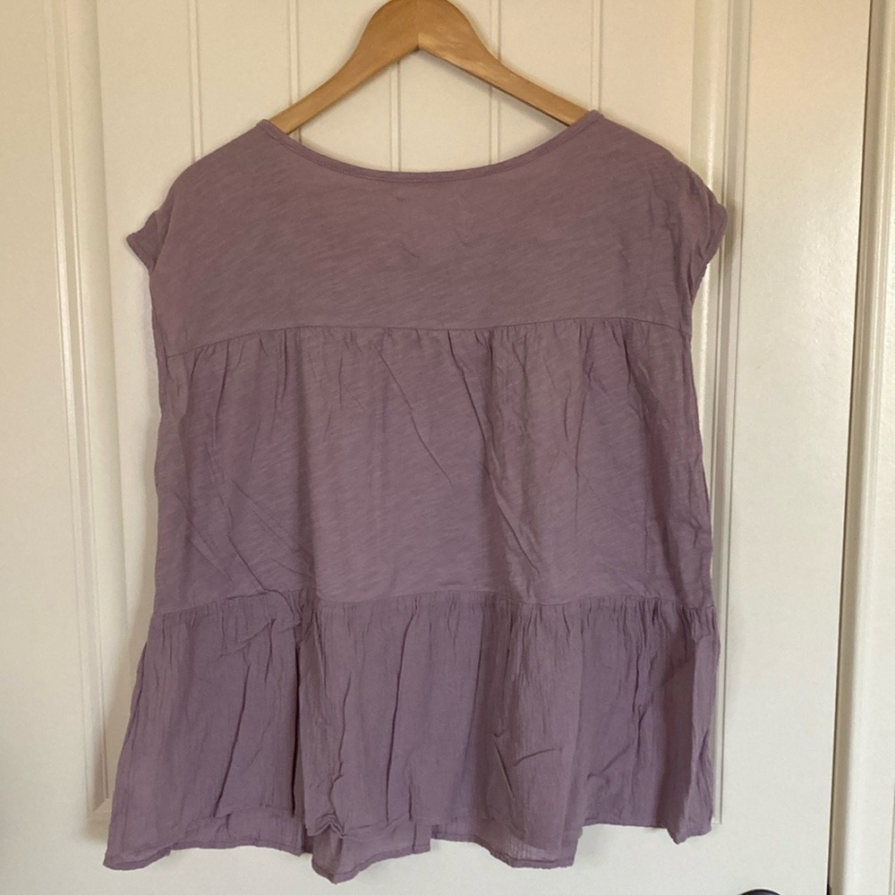 Velvet by Graham & Spencer Lavender Blouse - Picture 7 of 9